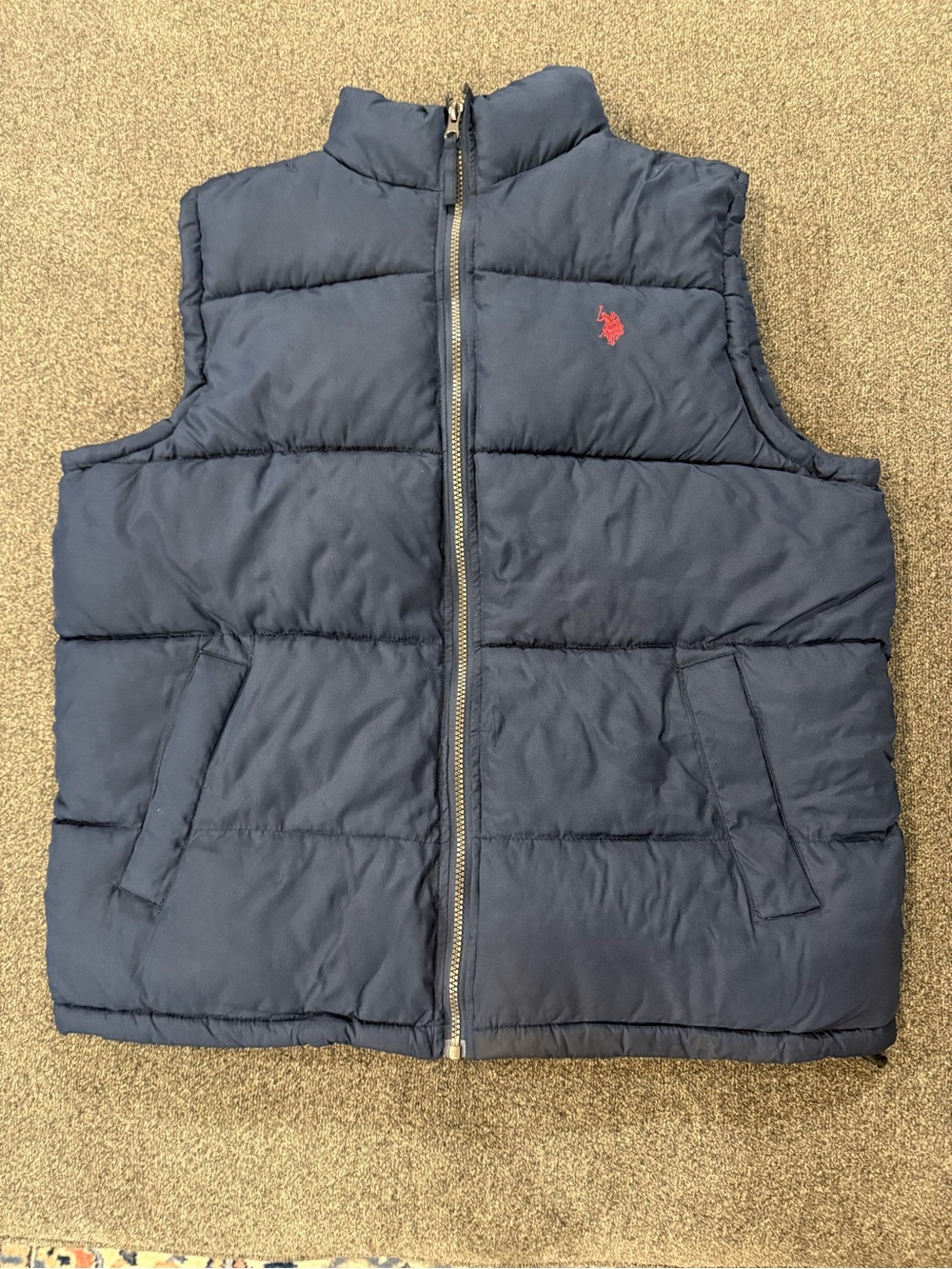 NWOT U.S. Polo Assn. Navy Puffer Vest